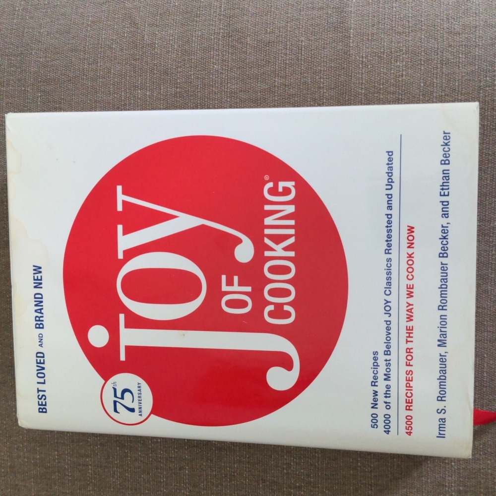 Joy of Cooking 75th Anniversary Edition, 1132 Pages, Hardcover, Reference